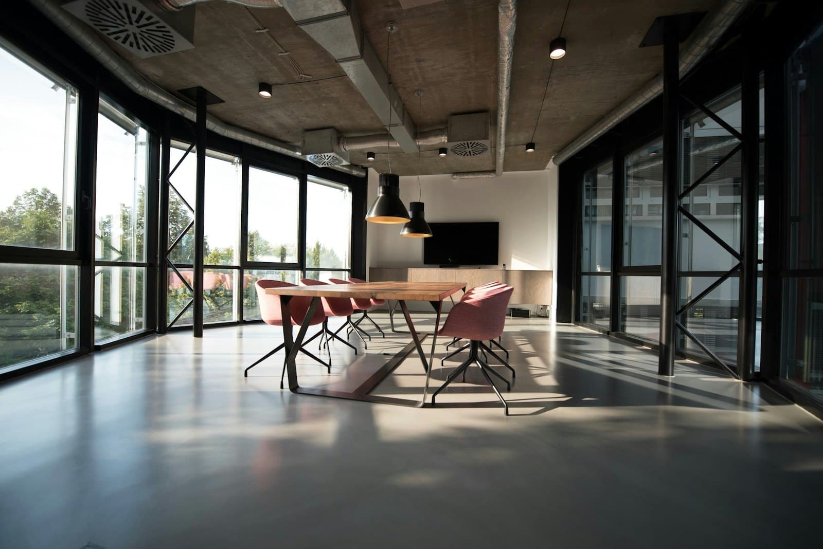 Quiet working interior